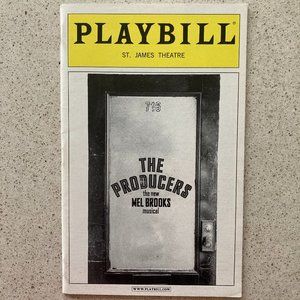 Playbill The Producers Henry Goodman Steven Weber Roger Bart Gary Beach 2002